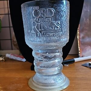 Lord of the Rings Glass Goblet